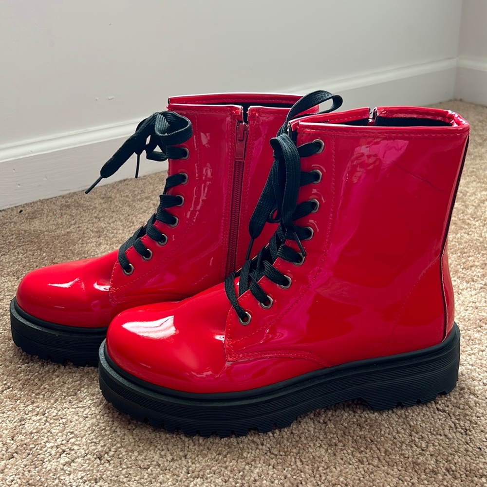 EGO red boots